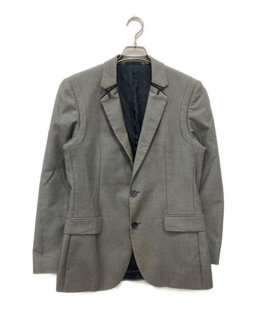 HUGO BOSS（ヒューゴ ボス）HUGO BOSS (ヒューゴ ボス) テーラードジャケット グレー サイズ:UK44の古着・服飾アイテム
