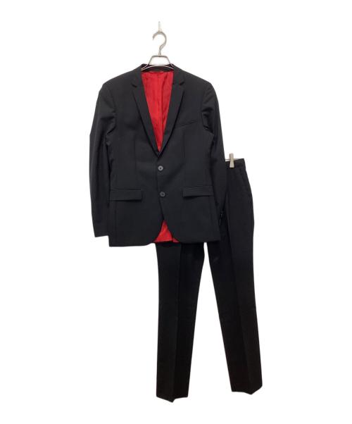 HUGO BOSS（ヒューゴ ボス）HUGO BOSS (ヒューゴ ボス) セットアップスーツ ブラック サイズ:UK44の古着・服飾アイテム