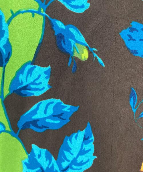 TOKUKO1erVOL（トクコプルミエヴォル）TOKUKO1erVOL (トクコプルミエヴォル) バードフラワーブラウス ブラウン サイズ:9の古着・服飾アイテム