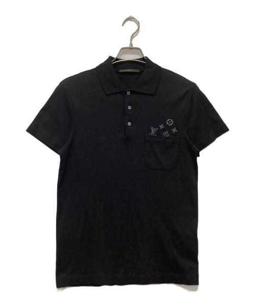 LOUIS VUITTON（ルイ ヴィトン）LOUIS VUITTON (ルイ ヴィトン) ポケットポロシャツ ブラック サイズ:XSの古着・服飾アイテム