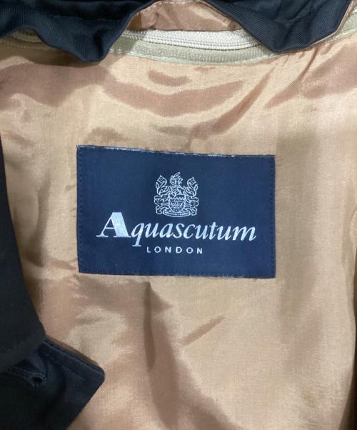 Aquascutum（アクアスキュータム）Aquascutum (アクアスキュータム) ライナー付きステンカラーコート ブラック サイズ:不明の古着・服飾アイテム