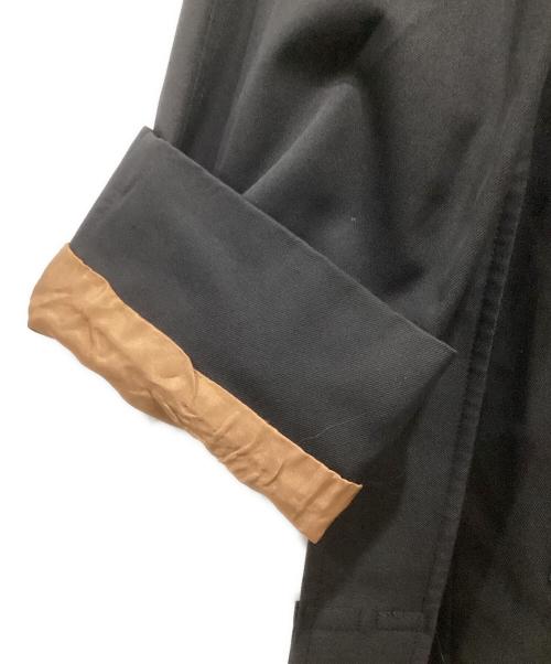 Aquascutum（アクアスキュータム）Aquascutum (アクアスキュータム) ライナー付きステンカラーコート ブラック サイズ:不明の古着・服飾アイテム