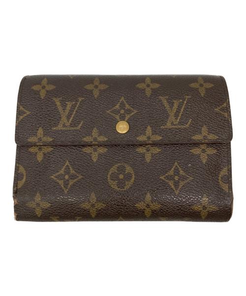 LOUIS VUITTON（ルイ ヴィトン）LOUIS VUITTON (ルイ ヴィトン) 3つ折り財布/モノグラム ポルト トレゾール・エテュイ パピエ ブラウンの古着・服飾アイテム