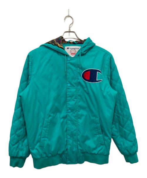 SUPREME（シュプリーム）SUPREME (シュプリーム) Champion (チャンピオン) Paisley Zip-up Jacket/13AW グリーン サイズ:Mの古着・服飾アイテム