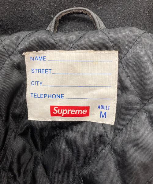 SUPREME（シュプリーム）SUPREME (シュプリーム) Hooded Varsity Jacket ブラック サイズ:Mの古着・服飾アイテム