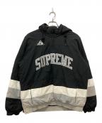 SUPREMEシュプリーム）の古着「Puffy Hockey Pullover/17AW」｜ホワイト×ブラック
