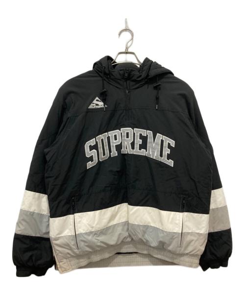 SUPREME（シュプリーム）SUPREME (シュプリーム) Puffy Hockey Pullover/17AW ホワイト×ブラック サイズ:Mの古着・服飾アイテム