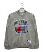 SUPREME×Championシュプリーム×チャンピオン）の古着「Chrome Crewneck/19SS」｜グレー