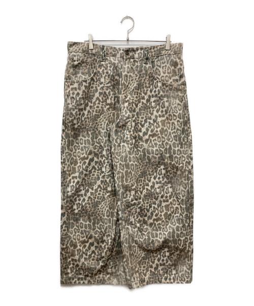 Jaded London（ジェイデッドロンドン）Jaded London (ジェイデッドロンドン) レオパード柄パンツ ベージュ サイズ:34の古着・服飾アイテム