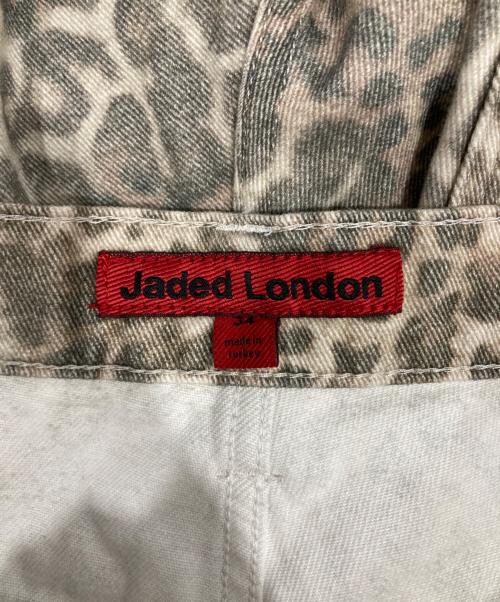 Jaded London（ジェイデッドロンドン）Jaded London (ジェイデッドロンドン) レオパード柄パンツ ベージュ サイズ:34の古着・服飾アイテム