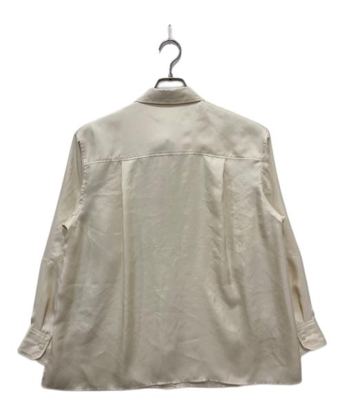 MACPHEE（マカフィー）MACPHEE (マカフィー) ワッシャーサテン アーミーシャツ ベージュ サイズ:36の古着・服飾アイテム