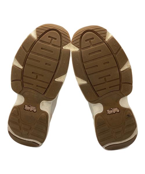 COACH（コーチ）COACH (コーチ) シグネチャースニーカー ピンク サイズ:24.5の古着・服飾アイテム