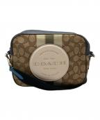 COACHコーチ）の古着「ショルダーバッグ」｜ネイビー×ベージュ