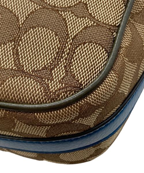 COACH（コーチ）COACH (コーチ) ショルダーバッグ ネイビー×ベージュの古着・服飾アイテム