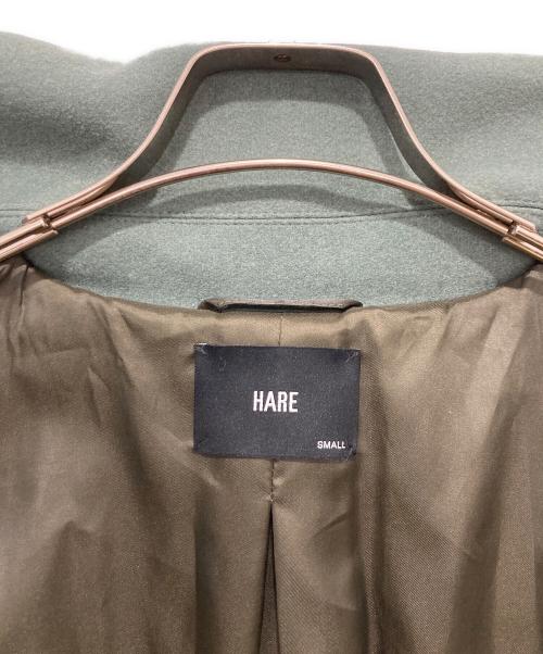 HARE（ハレ）HARE (ハレ) ウーリーテックフラシステンコート グリーン サイズ:Sの古着・服飾アイテム
