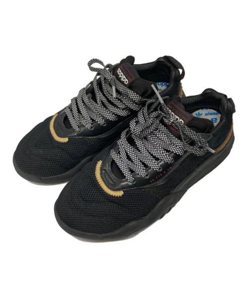 adidas（アディダス）adidas (アディダス) ALEXANDER WANG (アレキサンダー・ワン) コラボスニーカー ブラック サイズ:26.5cmの古着・服飾アイテム