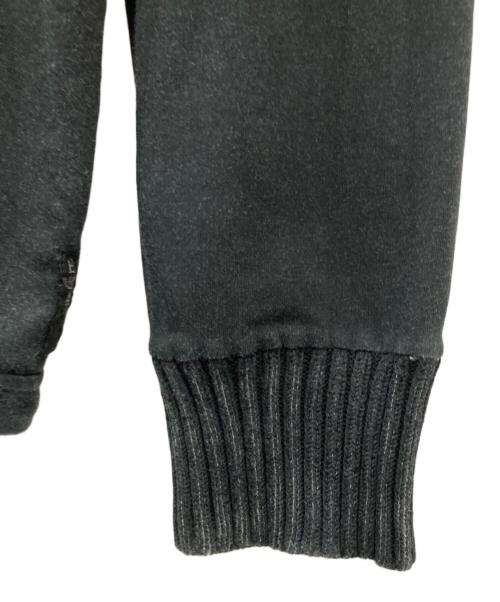 EMPORIO ARMANI（エンポリオアルマーニ）EMPORIO ARMANI (エンポリオアルマーニ) ユーズド加工プルオーバー ブラック サイズ:XXLの古着・服飾アイテム