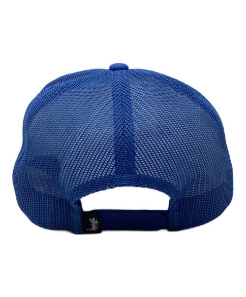 stussy（ステューシー）stussy (ステューシー) Big 4 Trucker Cap ブルーの古着・服飾アイテム