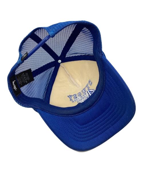 stussy（ステューシー）stussy (ステューシー) Big 4 Trucker Cap ブルーの古着・服飾アイテム