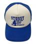 中古・古着 stussy (ステューシー) Big 4 Trucker Cap ブルー：7000円