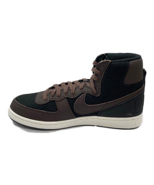 NIKE（ナイキ）NIKE (ナイキ) ターミネーター HIGH ブラウン×ブラック サイズ:27.5cmの古着・服飾アイテム