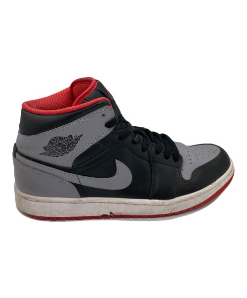 NIKE（ナイキ）NIKE (ナイキ)  Air Jordan 1 Mid グレー×ブラック サイズ:28ｃｍの古着・服飾アイテム