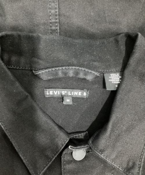 LEVI’S LINE 8（リーバイス）LEVI’S LINE 8 (リーバイス) トラッカージャケット ブラック サイズ:Mの古着・服飾アイテム