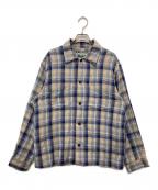 SUGAR CANEシュガーケーン）の古着「チェックシャツ」｜ブルー×ホワイト