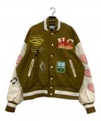 HARSH AND CRUELハーシュアンドクルーエル）の古着「スタジャン」｜カーキ