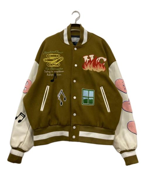 HARSH AND CRUEL（ハーシュアンドクルーエル）HARSH AND CRUEL (ハーシュアンドクルーエル) スタジャン カーキ サイズ:Mの古着・服飾アイテム