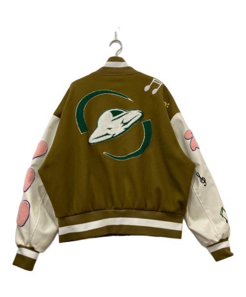 HARSH AND CRUEL（ハーシュアンドクルーエル）HARSH AND CRUEL (ハーシュアンドクルーエル) スタジャン カーキ サイズ:Mの古着・服飾アイテム