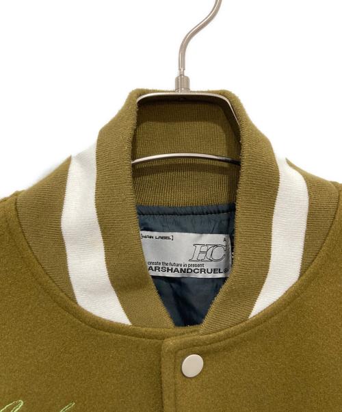 HARSH AND CRUEL（ハーシュアンドクルーエル）HARSH AND CRUEL (ハーシュアンドクルーエル) スタジャン カーキ サイズ:Mの古着・服飾アイテム