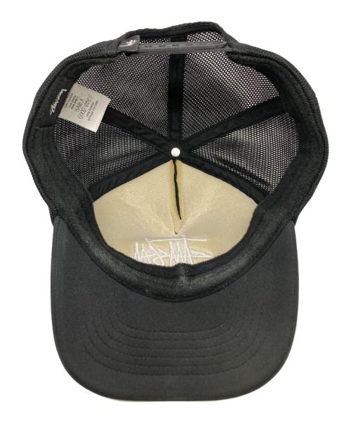 stussy（ステューシー）stussy (ステューシー) Big Basic Trucker Cap ブラックの古着・服飾アイテム