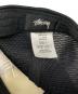 中古・古着 stussy (ステューシー) Big Basic Trucker Cap ブラック：5000円