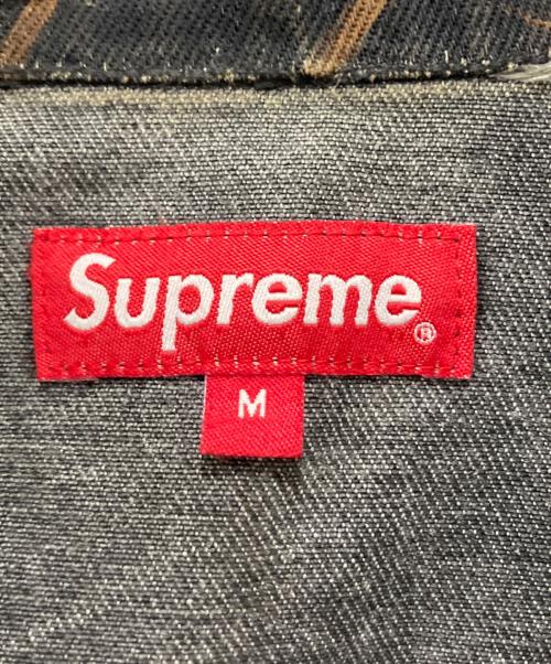 SUPREME（シュプリーム）SUPREME (シュプリーム) Waves Work jacket/20SS ブラウン×ブラック サイズ:Mの古着・服飾アイテム