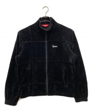 ジャケット・アウター Supreme Grid Taping Velour Jacket Black 中古・古着通販】SUPREME (シュプリーム) grid taping velour jacket