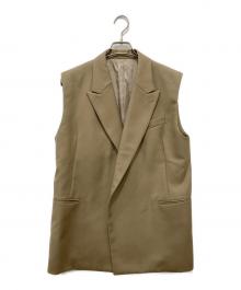 YLEVE（イレーヴ）の古着「WOOL GABARDINE N/Sジャケット」｜ベージュ