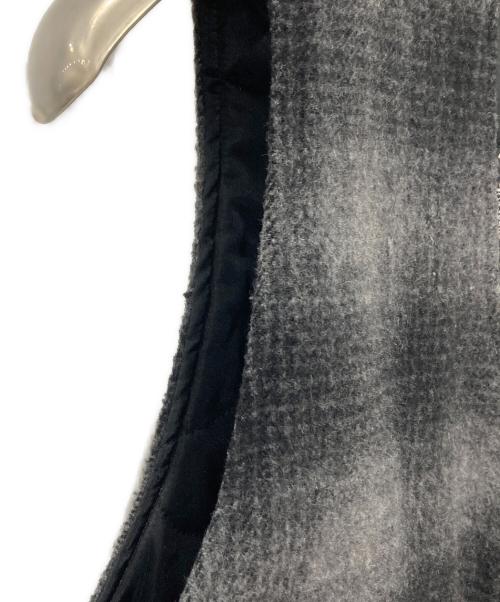 CHALLENGER（チャレンジャー）CHALLENGER (チャレンジャー) オンブレチェックベスト ブラック サイズ:Sの古着・服飾アイテム