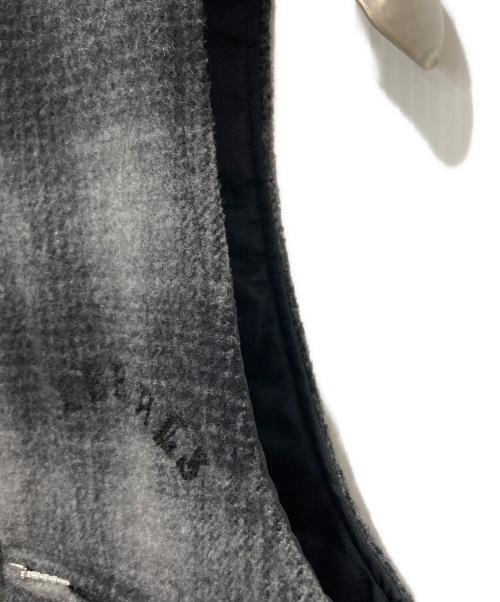 CHALLENGER（チャレンジャー）CHALLENGER (チャレンジャー) オンブレチェックベスト ブラック サイズ:Sの古着・服飾アイテム