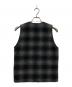 CHALLENGER (チャレンジャー) オンブレチェックベスト ブラック サイズ:S：7000円