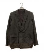 KOLORカラー）の古着「ダブルジャケット」｜ブラウン