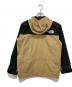 THE NORTH FACE (ザ ノース フェイス) マウンテンライトジャケット ブラック×ベージュ サイズ:M：18000円