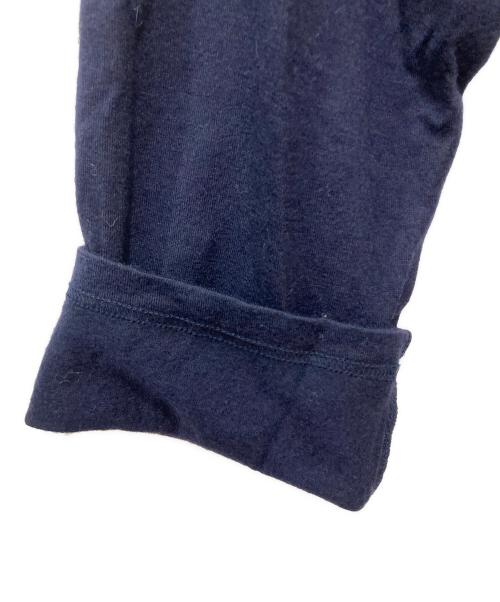 GROUND Y（グラウンドワイ）GROUND Y (グラウンドワイ) タートルネックロングニット ネイビー サイズ:3の古着・服飾アイテム