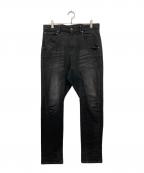 TORNADO MARTトルネードマート）の古着「サルエルデニム」｜ブラック