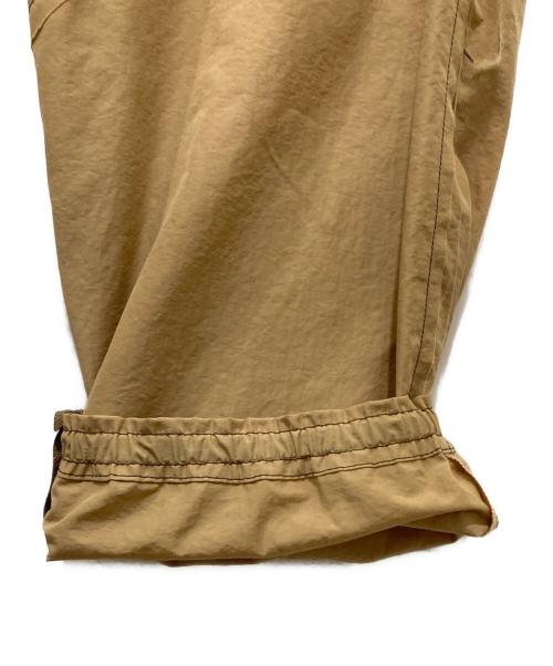 sulvam（サルバム）sulvam (サルバム) ナイロンデザインパンツ ベージュ サイズ:Mの古着・服飾アイテム