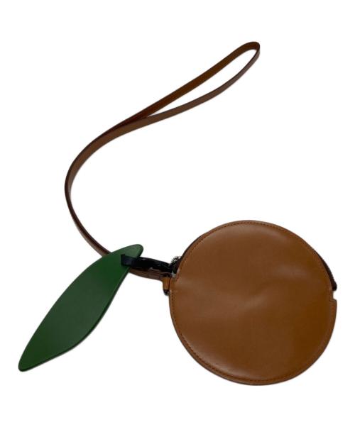 ISSEY MIYAKE（イッセイミヤケ）ISSEY MIYAKE (イッセイミヤケ) ポーチ ブラウンの古着・服飾アイテム