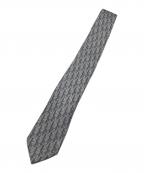 Diorディオール）の古着「トロッター柄ネクタイ」｜グレー