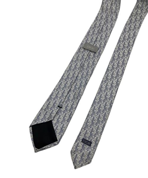 Dior（ディオール）DIOR (ディオール) トロッター柄ネクタイ グレー サイズ:下記参照の古着・服飾アイテム
