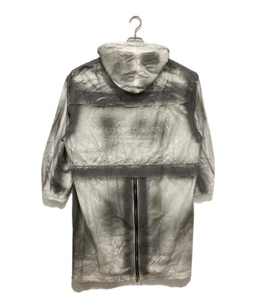 LIBERE（リベーレ）LIBERE (リベーレ) HOODED ZIPPER COAT ホワイト×ブラック サイズ:3の古着・服飾アイテム
