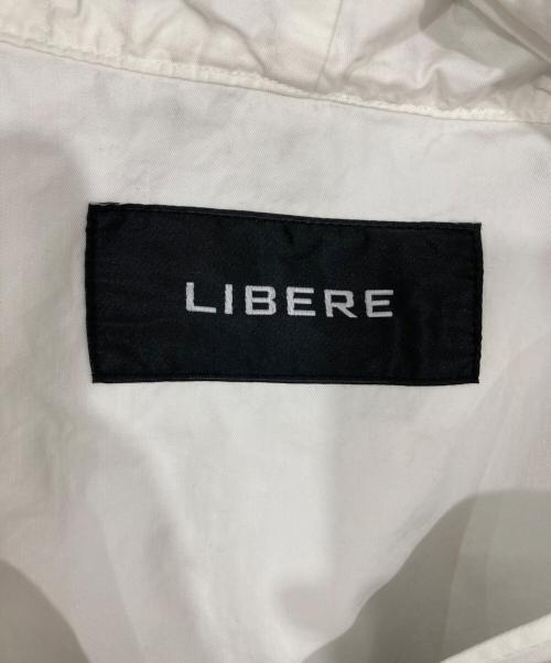 LIBERE（リベーレ）LIBERE (リベーレ) HOODED ZIPPER COAT ホワイト×ブラック サイズ:3の古着・服飾アイテム